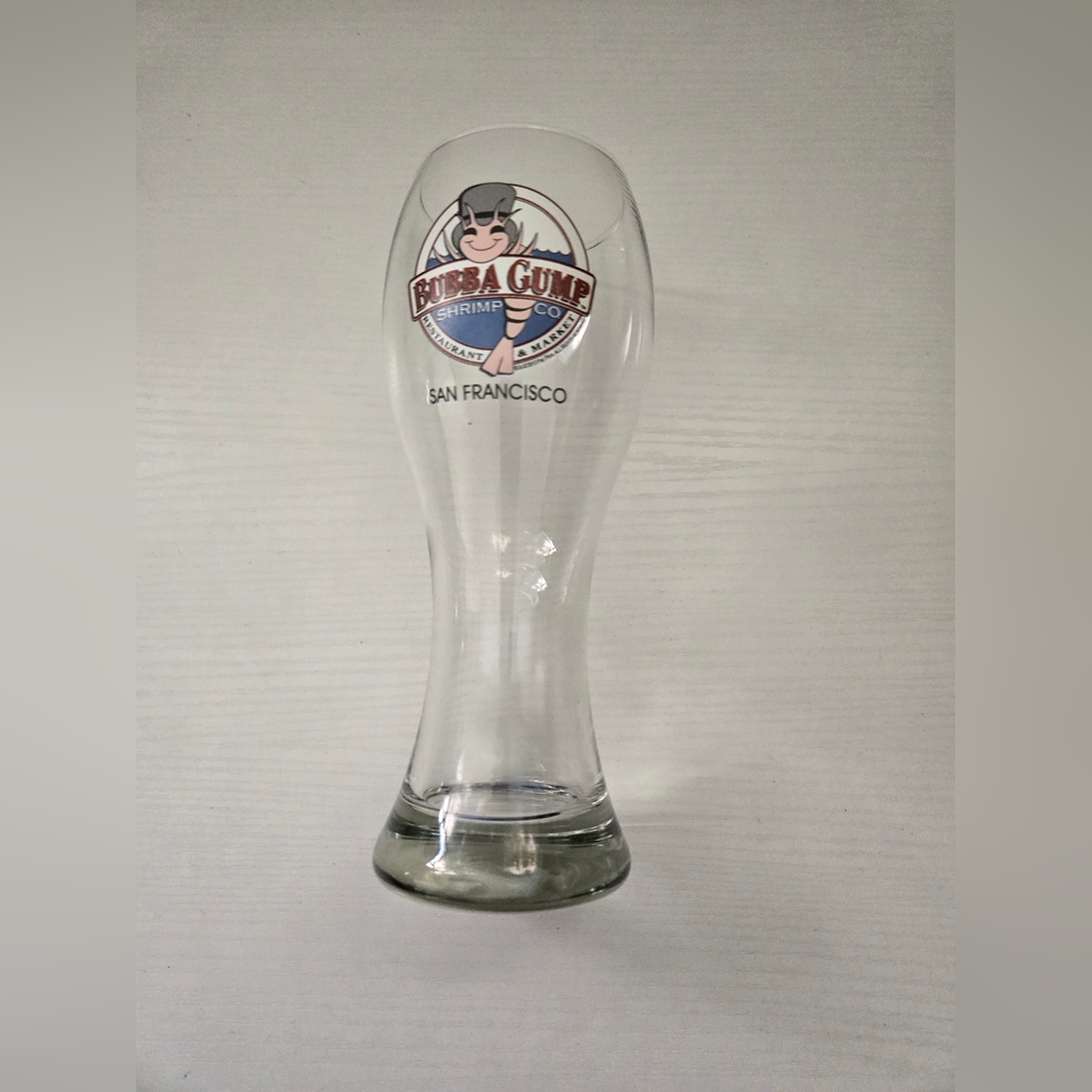 Bubba Gump Shrimp Co San Francisco Glass Pilsner